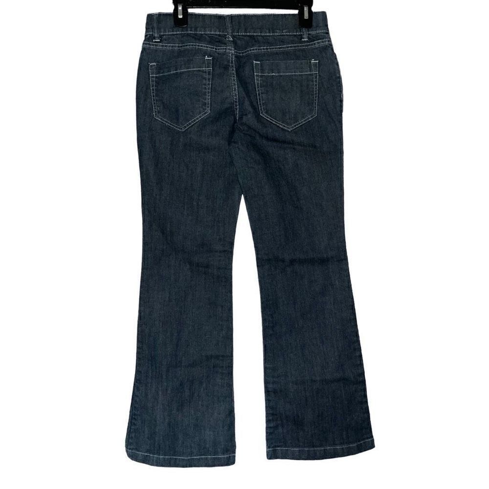 Kristin Davis Womens Dark‎ Wash Bootcut Jeans Stretch Denim Blue RN 93428